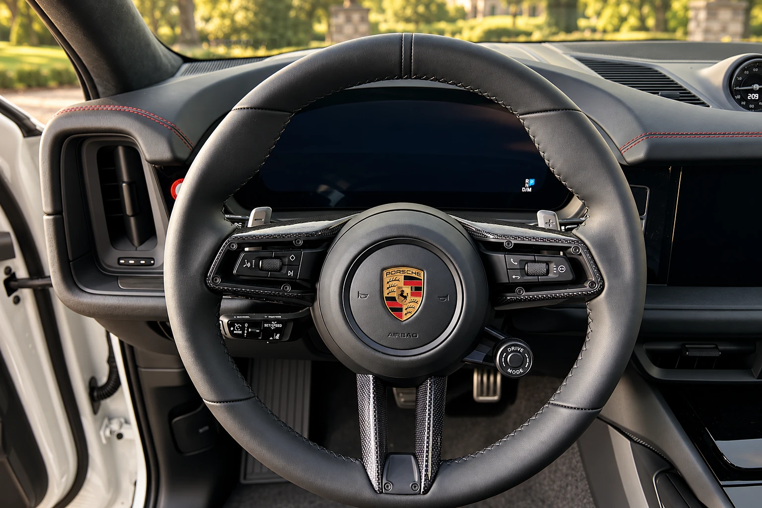 The GTS cockpit — Cayenne GTS