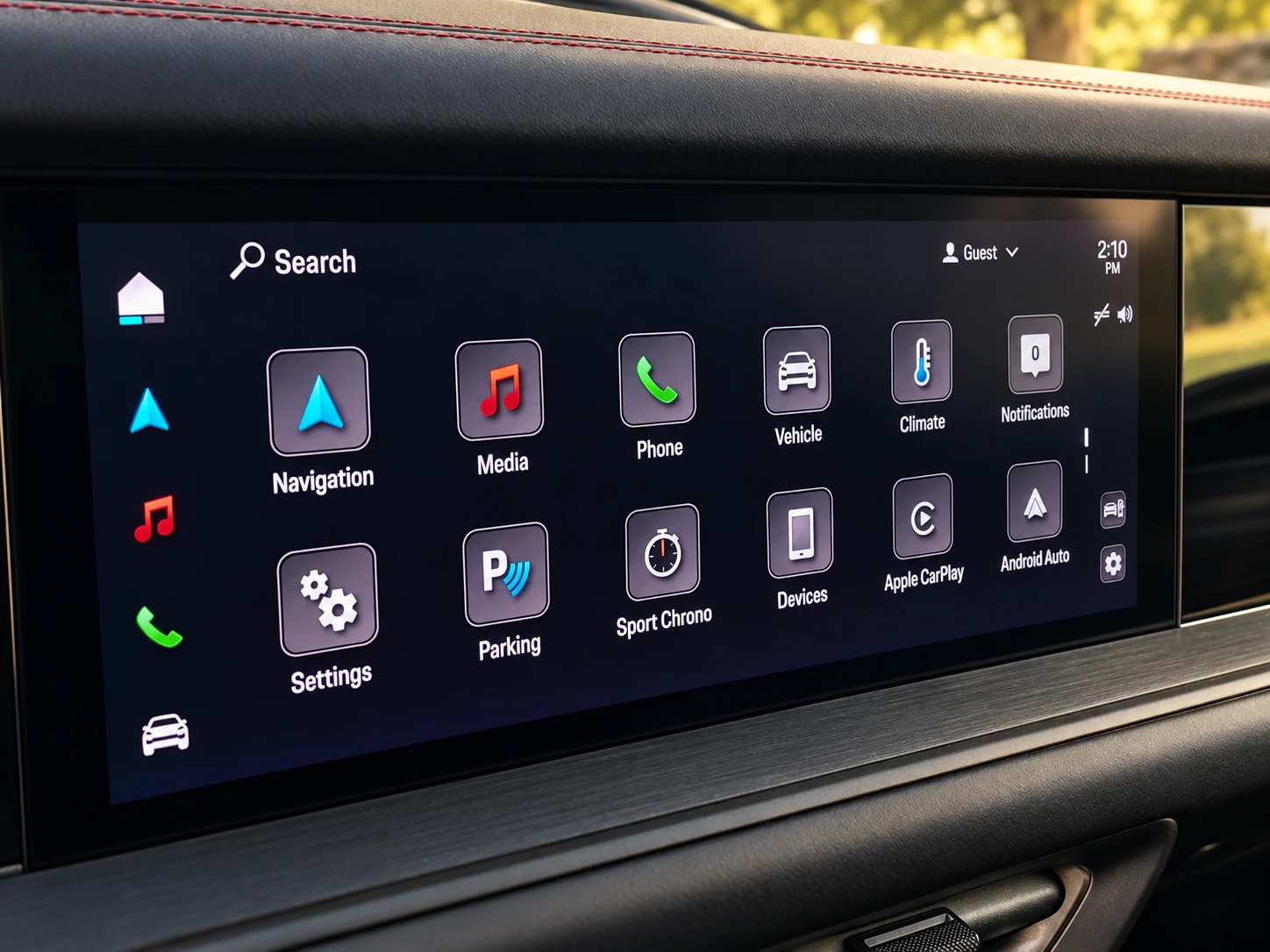 Porsche infotainment — Cayenne GTS