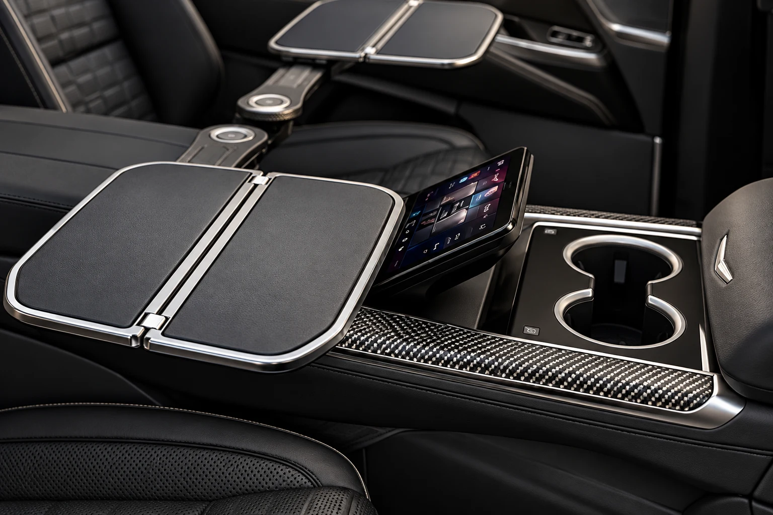 Executive console and personal controls — Escalade-V
