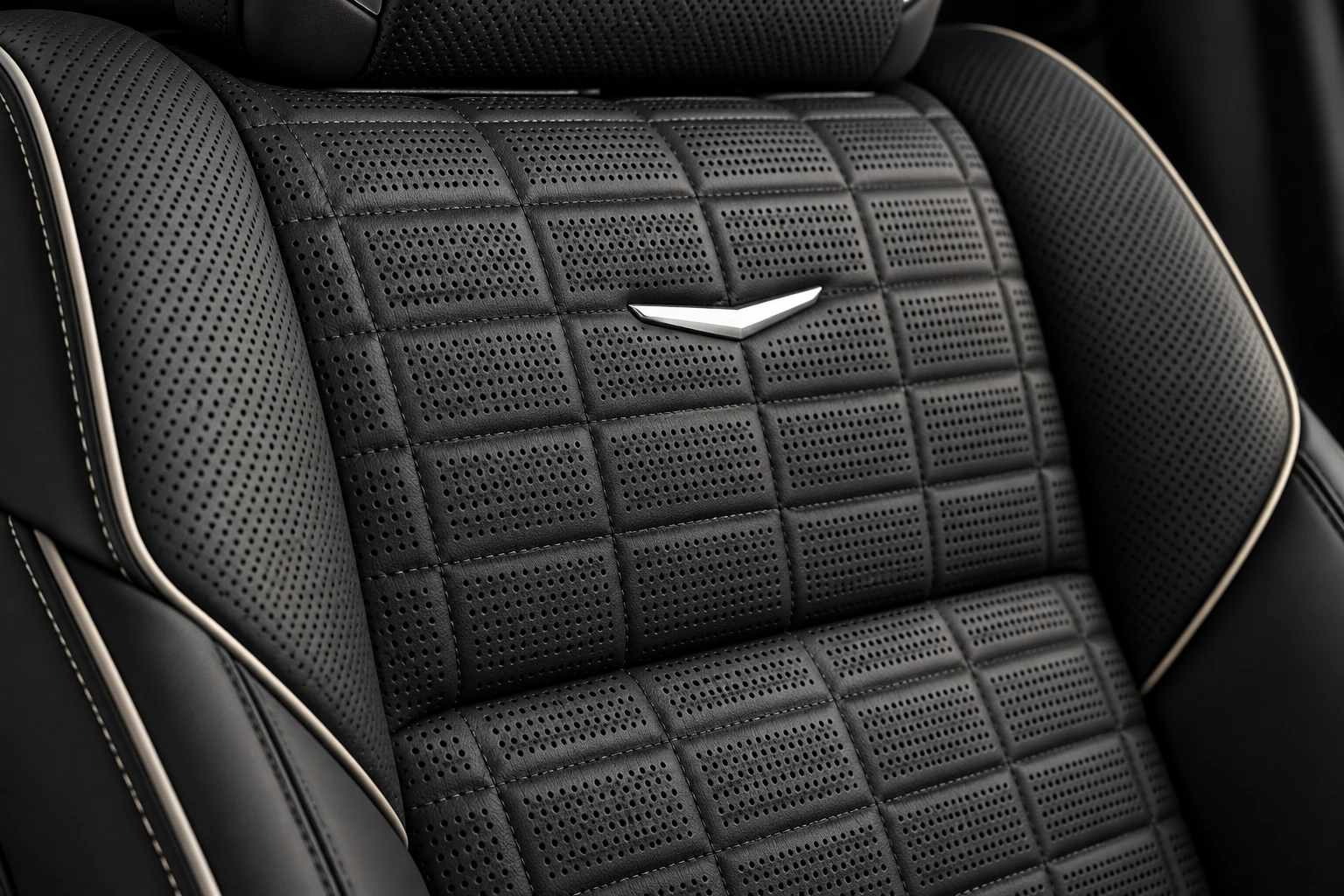 Leather and stitching — Escalade-V