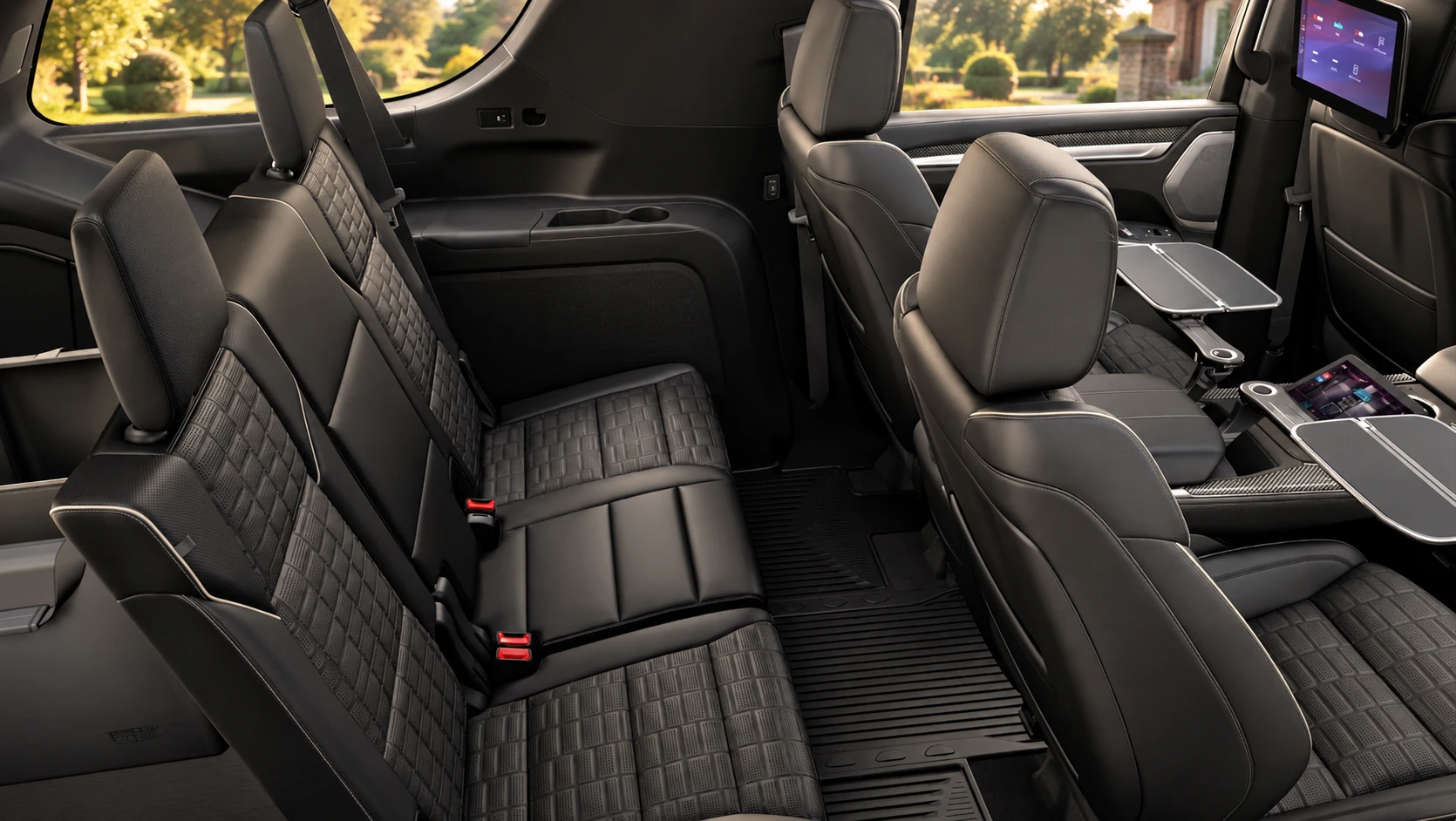 Rear passenger seating — Escalade-V