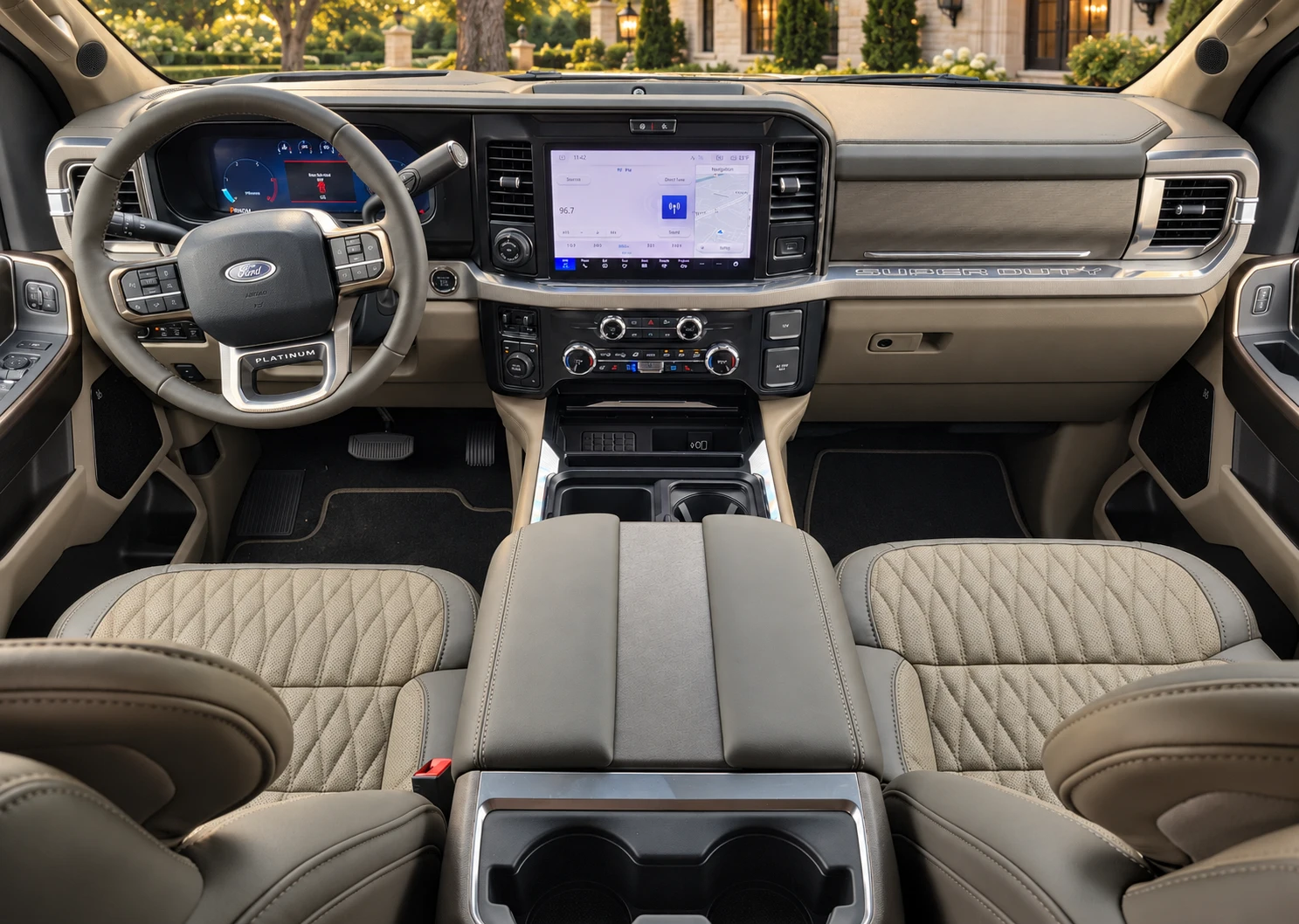 The Platinum Plus cockpit — F-450 Platinum Plus
