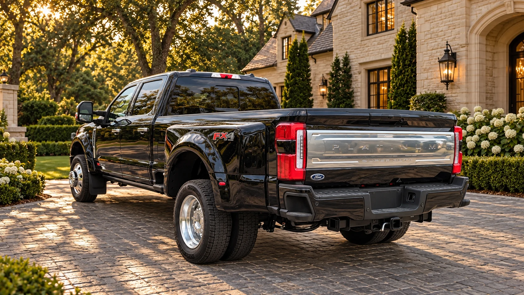 Dually stance and tailgate — F-450 Platinum Plus