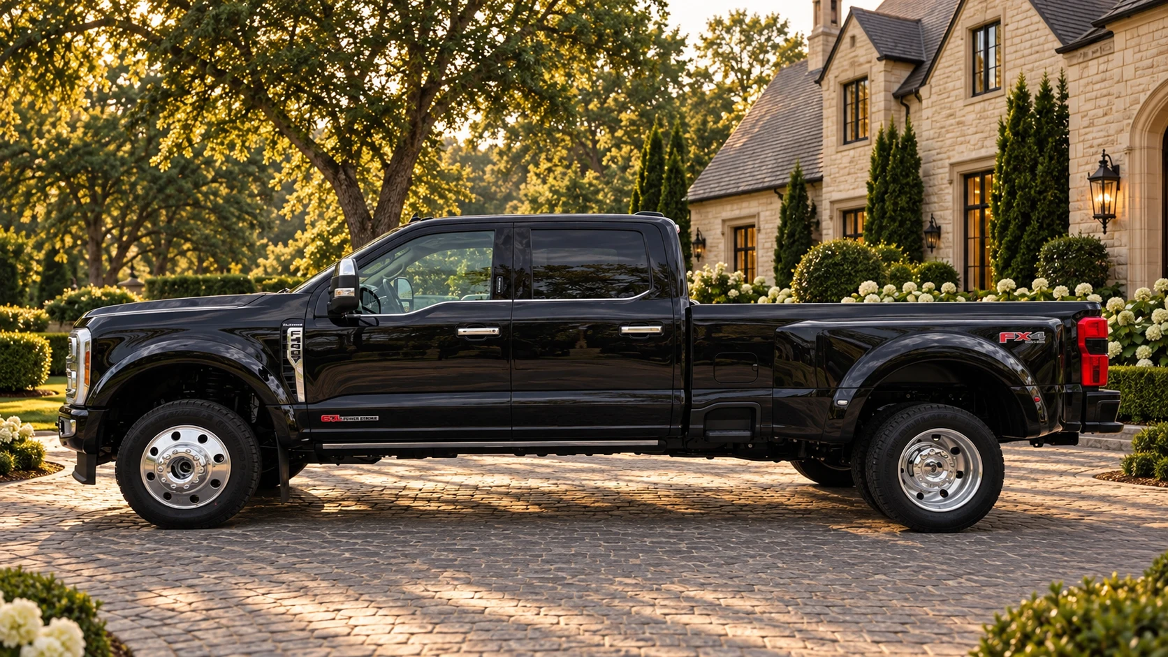 Crew Cab and eight-foot bed — F-450 Platinum Plus